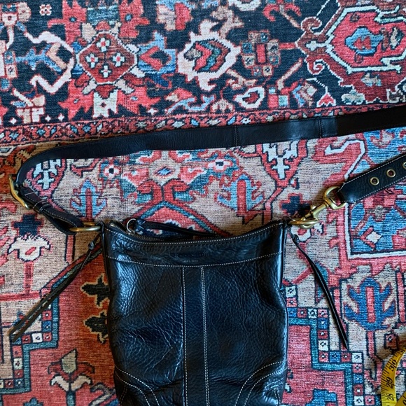 Vintage Coach Crossbody Black Bag - Picture 10 of 16